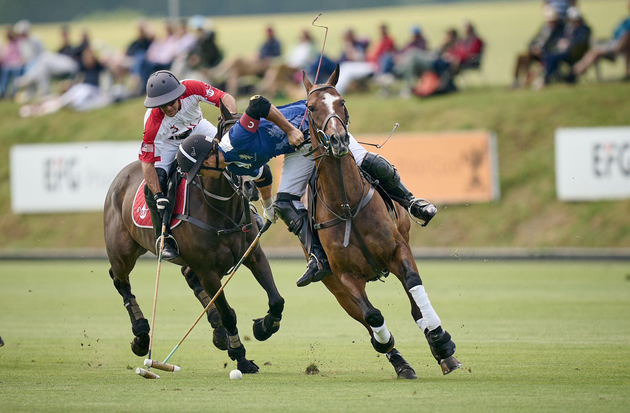 Polo ride off at Brooks Cowdray Polo Club